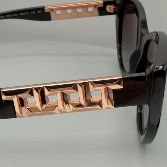Tiffany & Co TF 4196 8001/3C Black Rose Gold Sunglasses Gradient 56 16 140 READ main image 6
